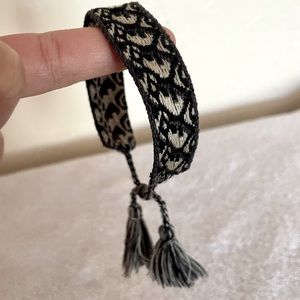 Woven Bracelet with Tassles 🤍